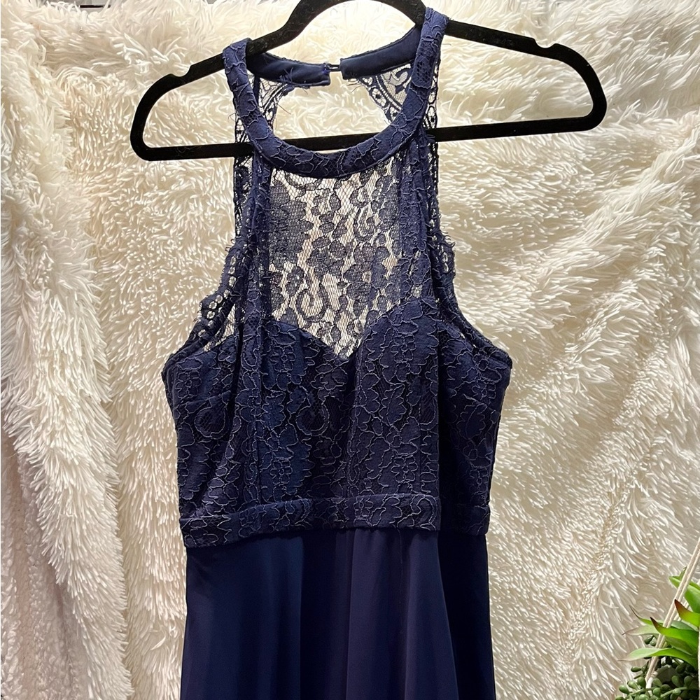 Lulu’s navy gown, size 10. Never worn